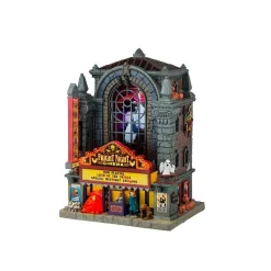 Lemax Novità Lemax Spooky Town 2025|Edifici Illuminati*Fright Night Cinema B/O 4.5V Cod. 45203