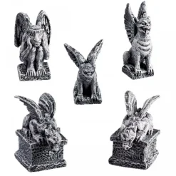Lemax Personaggi|Personaggi*Gargoyles Set Of 5 Cod. 52124
