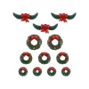Lemax Accessori*Garland And Wreaths Set Of 12 Cod. 04802