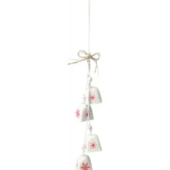Koopman Ghirlande*Ghirlanda Campanelle Quadrate 38 cm. Pezzo Singolo