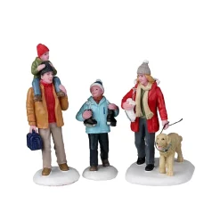 Lemax Personaggi*Going Skating Set Of 3 Cod. 22129