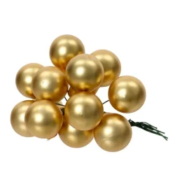 Kaemingk Palline Di Natale|Addobbi Per Albero Di Natale*Grappolo di Palline in Vetro Color Oro