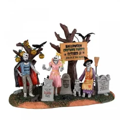 Lemax Scene Halloween|Scene Natalizie*Graveyard Costume Party Cod. 23582