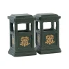 Lemax Accessori*Green Trash Can Set of 2 Cod. 84386