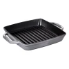 Staub Bistecchiere Griglie E Gratelle*Griglia 2 Manici 23 x 23 cm Grigia Graphite in Ghisa