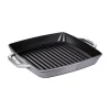 Staub Bistecchiere Griglie E Gratelle*Griglia 2 Manici 33 x 33 cm Grigia Graphite in Ghisa
