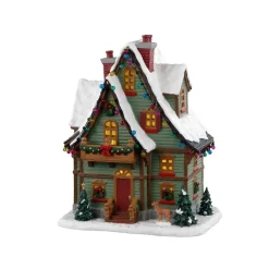 Lemax Edifici Illuminati*Hide-Away Cabin con Alimentatore Cod. 35049