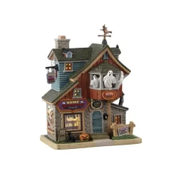 Lemax Edifici Illuminati|Novità Lemax Spooky Town 2025*Home Haunting Services Inc. con Alimentatore 4.5V Cod. 55303