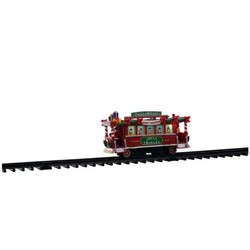 Lemax Edifici Illuminati|Edifici E Giostre In Movimento*Jolly Trolley B/O 4.5V Cod. 04738