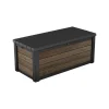 Keter Bauli In Resina|Linea Premium Keter Signature*Baule in Resina SIGNATURE DECO BOX 150 NOCE
