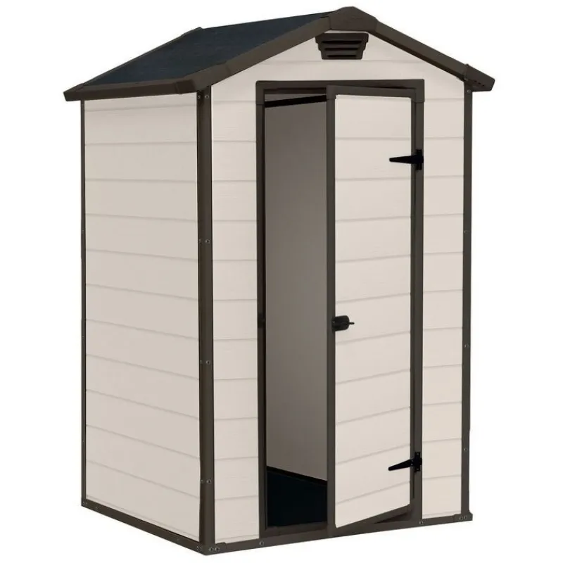 Keter Casette In Resina Keter|Casette Da Giardino Piccole*Casetta da Giardino in Resina MANOR 4x3 Beige