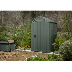 Keter Casette In Resina Keter|Casette Da Giardino Piccole*Casetta da Giardino in Resina DARWIN 4x4 Green
