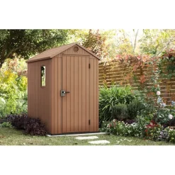 Keter Casette In Resina Keter|Casette Da Giardino Piccole*Casetta da Giardino in Resina DARWIN 4x6 Wood
