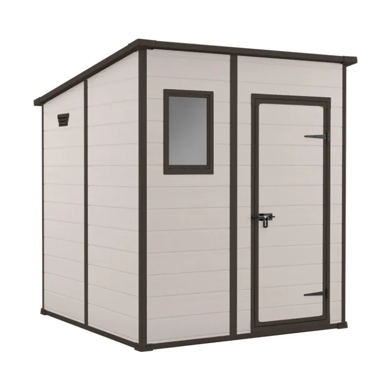 Keter Casette In Resina Keter|Casette Da Giardino Piccole*Casetta da Giardino in Resina MANOR Pent 6x6 Beige