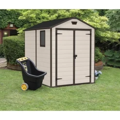 Keter Casette In Resina Keter|Casette Da Giardino Piccole*Casetta da Giardino in Resina MANOR 6x8 Beige