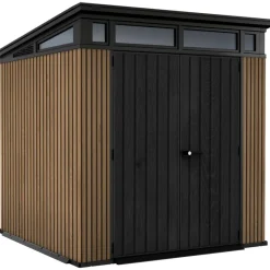 Keter Casette In Resina Keter|Linea Premium Keter Signature*Casetta da Giardino in Resina SIGNATURE PENT 7X7 DOGHE