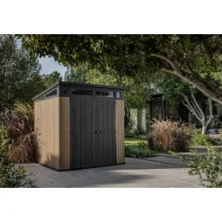 Keter Casette In Resina Keter|Linea Premium Keter Signature*Casetta da Giardino in Resina SIGNATURE PENT 7X7 DOGHE