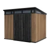 Keter Casette In Resina Keter|Linea Premium Keter Signature*Casetta da Giardino in Resina SIGNATURE PENT 9X7 DOGHE