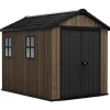 Keter Casette In Resina Keter|Linea Premium Keter Signature*Casetta da Giardino in Resina SIGNATURE APEX 759 NOCE - Doppia scelta di montaggio