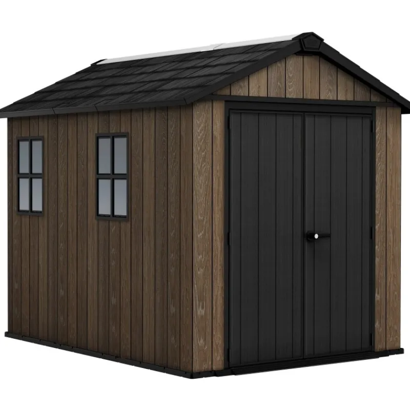 Keter Casette In Resina Keter|Linea Premium Keter Signature*Casetta da Giardino in Resina SIGNATURE APEX 759 NOCE - Doppia scelta di montaggio