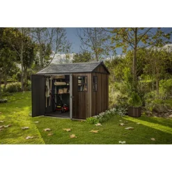 Keter Casette In Resina Keter|Linea Premium Keter Signature*Casetta da Giardino in Resina SIGNATURE APEX 759 NOCE - Doppia scelta di montaggio