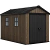 Keter Casette In Resina Keter|Linea Premium Keter Signature*Casetta da Giardino in Resina SIGNATURE APEX 7511 NOCE - Doppia scelta di montaggio