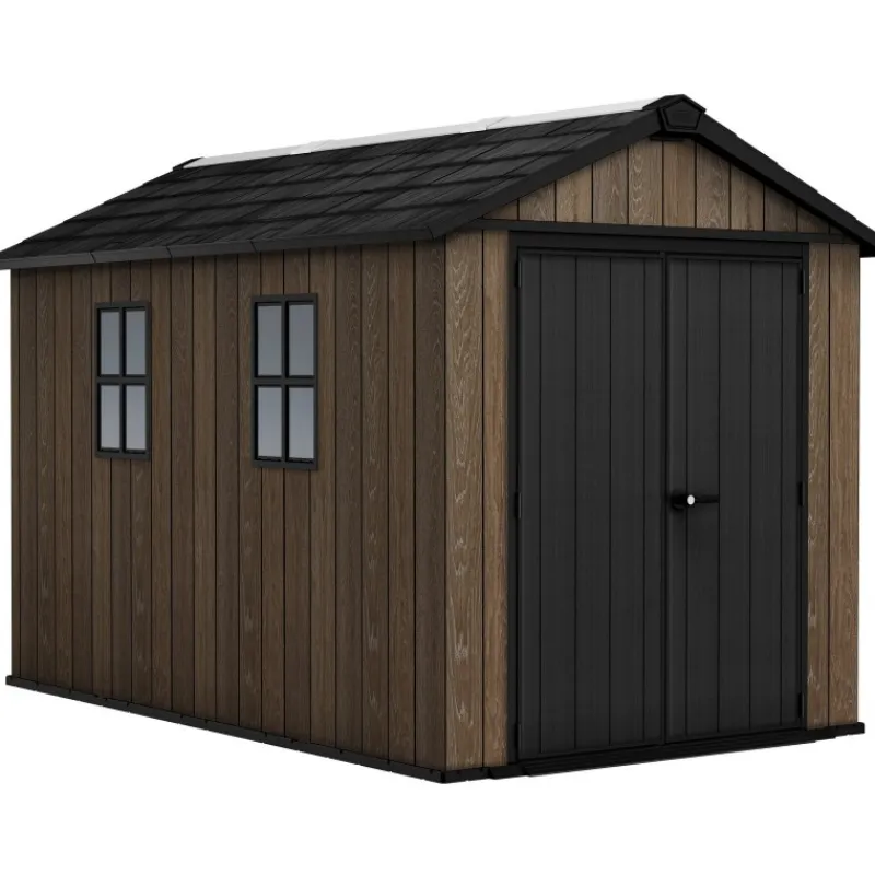 Keter Casette In Resina Keter|Linea Premium Keter Signature*Casetta da Giardino in Resina SIGNATURE APEX 7511 NOCE - Doppia scelta di montaggio