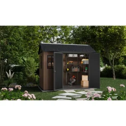Keter Casette In Resina Keter|Casette Da Giardino Grandi*Casetta da Giardino in Resina NEWTON PLUS 759 - Doppia Scelta di Montaggio