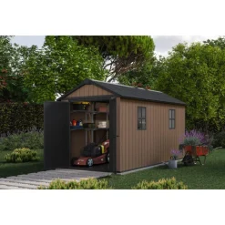 Keter Casette In Resina Keter|Casette Da Giardino Grandi*Casetta da Giardino in Resina NEWTON PLUS 7513 - Doppia Scelta di Montaggio