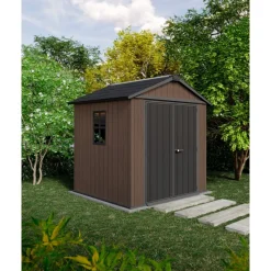 Keter Casette In Resina Keter|Casette Da Giardino Grandi*Casetta da Giardino in Resina NEWTON PLUS 775 - Doppia Scelta di Montaggio
