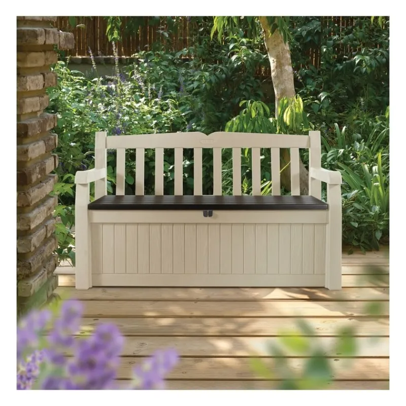 Keter Bauli In Resina|Cassapanche In Resina*Cassapanca in Resina GARDEN BENCH Beige