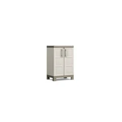 Keter Armadi Da Esterno|Armadi In Resina*Excellence Basso 2 Ripiani Regolabili - ISTA 6 - 65X45X97H