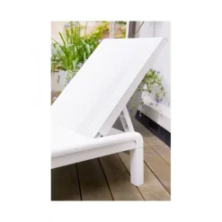 Keter Divani E Set Da Giardino|Divani E Set Da Giardino*Lettino Prendisole MALLORCA SUNLOUNGER Bianco