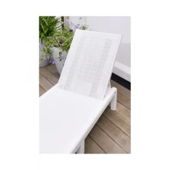 Keter Divani E Set Da Giardino|Divani E Set Da Giardino*Lettino Prendisole MALLORCA SUNLOUNGER Bianco