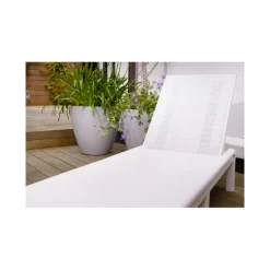 Keter Divani E Set Da Giardino|Divani E Set Da Giardino*Lettino Prendisole MALLORCA SUNLOUNGER Bianco