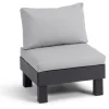 Keter Divani E Set Da Giardino|Divani E Set Da Giardino*Lounge ELEMENTS Modulo Seduta con Schienale e Cuscino