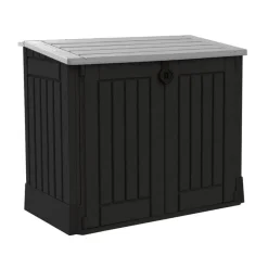Keter Armadi Da Esterno|Armadi In Resina*Porta Attrezzi da Giardino STORE IT OUT MIDI Nero