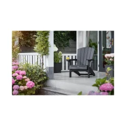 Keter Sedie E Poltrone Da Giardino|Sedie E Poltrone Da Giardino*Sedia ALPINE ADIRONDACK Grafite