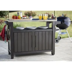 Keter Bauli In Resina*Tavolino In Resina BBQ UNITY XL