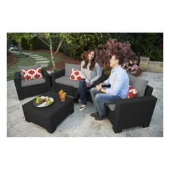 Keter Divani E Set Da Giardino|Divani E Set Da Giardino*Tavolo CALIFORNIA Cappuccino