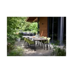 Keter Arredamento Da Giardino Keter|Arredamento Da Giardino Keter*Tavolo PORTO 160 effetto Legno struttura Grafite