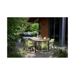 Keter Arredamento Da Giardino Keter|Arredamento Da Giardino Keter*Tavolo PORTO 160 effetto Legno struttura Grafite