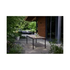 Keter Tavoli Da Giardino|Tavoli Da Giardino*Tavolo PORTO 200 effetto Legno struttura Grafite