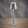 Edelman Illuminazione Da Esterno|Illuminazione Da Esterno*Lampada da Tavolo colore Argento LED Multicolore USB-C