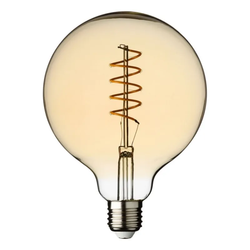 Lotti Luci Di Natale|Luci Di Natale*Lampadina E27 Vintage Globo Ø 125 Bianco Caldo 4W a Spirale