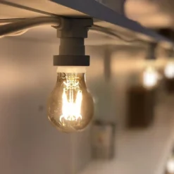 Lotti Luci Di Natale|Luci Di Natale*Lampadina E27 Vintage Goccia Ø 60 Bianco Caldo 4W
