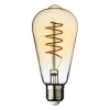 Lotti Luci Di Natale|Luci Di Natale*Lampadina E27 Vintage Retro' Ø 64 Bianco Caldo 4W a Spirale