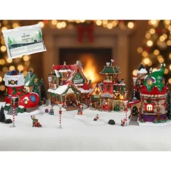 Lemax Lemax Starter Pack|Novità Lemax Natale 2025*Elf Village Deluxe Pack con Neve in Omaggio