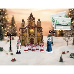 Lemax Lemax Starter Pack|Novità Lemax Natale 2025*Grace Cathedral Pack con Neve in Omaggio