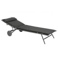 LaFuma Lettini Arredo Giardino|Lafuma Prestige*Lettino BAYANNE II LFM5177 Onyx